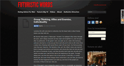 Desktop Screenshot of futuristicwords.com